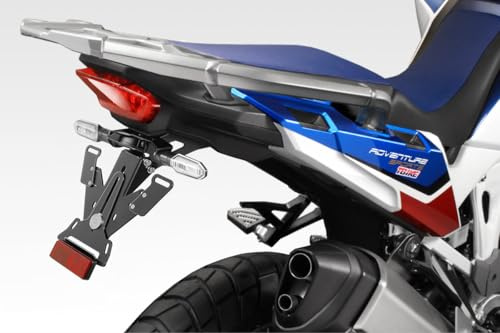 CRF 1100 Africa Twin Adventure Sport & Standard 2020/25 - Kit Targa Internazionale (R-01013) - Portatarga Regolabile - Minuteria Inclusa - Accessori De Pretto Moto (DPM Race) - 100% Made in Italy