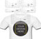 5 Stücke T-Shirt Zentrierung Ausrichtung Werkzeug PVC T-Shirt Vorlage T-Shirt Platzierung Führung Lineal Vinyl T-Shirt Machen Messwerkzeug für DIY，T-Shirt Lineal Guide transparent Ruler Guide，