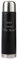 Personalised Matt Black 500ml Thermo Flask with Silver Lid - Engraved with Custom Text