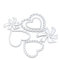 KSCRAFT Herz-Schablonen aus Metall, Pfefferminz-Design, für Bastelarbeiten, Scrapbooking, Fotoalbum, dekorative Prägung, DIY-Papierkarten