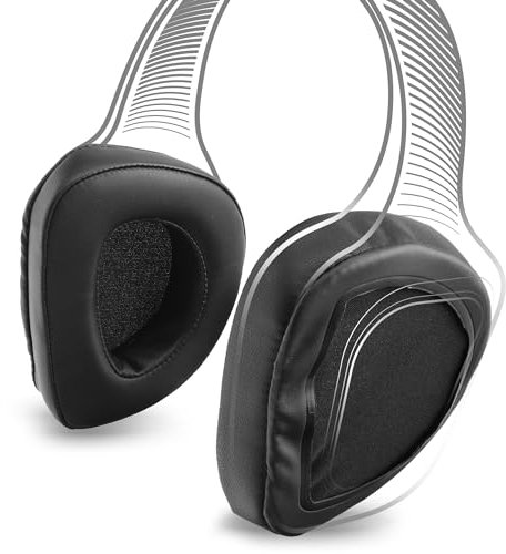Headset Ersatz Ohrpolster aus Schaumstoff für ASUS ROG Delta Kopfhörer, Headphone Pads, Ohrhörer Polster, Ersatzpolster Kopfhörerpolster Kissen, Earpads