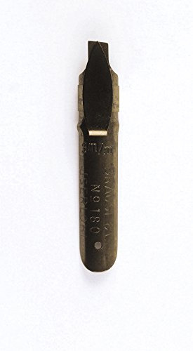 Brause 158030B - Packung mit 15 Banzugfedern 3mm, mit abgeschrägter Spitze und Reservoir für die westliche Kalligrafie, ideal für Kalligraphie, 1 Box