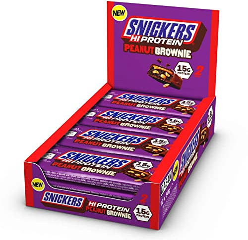 Snickers Snickers High Protein Bar - Peanut Brownie (12x50g) Milk Chocolate