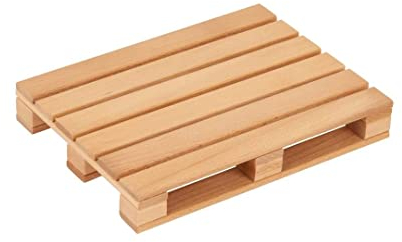 Mottinox Tagliere Pallet in Legno Faggio, 30×13.5 x 4h cm, Vassoio Aperitivo