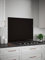 Black Gloss Glass Kitchen Splashback 900mm x 750mm