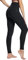 baleaf Damen Winter-Reithose Fleece-Reithose Vollbesatz Reithose Reißverschluss-Taschen Leggings Schwarz L