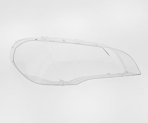 EDA PREMIUM auto Scheinwerfer glas, Streuscheibe Rechts Transparent passend für BMW X5 E70 2010-2013 XENON