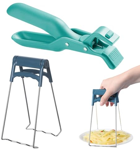 USHXVG 1 Piece Plate Lifting Clamp, 1 Piece Bowl Clamp, Anti-Scalding Clamp, Hot Bowl Clamp, Multifunctional Anti-Scalding Kitchen Utensil, Can Be Used to Grab Bowls and Plates