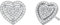 Michael Kors Women's Silver Semi precious Post Closure Earrings