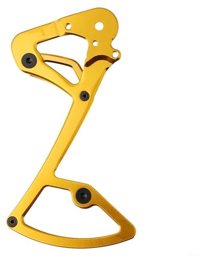 Advokingtap 7075-T651 Placa de cambio trasera eléctrica de aleación de aluminio para GARBARUK se adapta a Nx Gx (dorado)