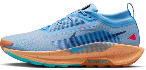 NIKE Herren Pegasus Trail 5 Gore-TEX Sneaker, Blue Beyond/Blue Void-Copper Moon, 45 EU