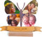 Schmetterling Geschenk personalisiert - Foto Motiv Holzbild opt. mit Sockel - Lustiges Fotogeschenk für Schmetterlingsfreunde, Geschenk für Tierliebhaber mit Schmetterlingmotiv, Geburtstagsgeschenk