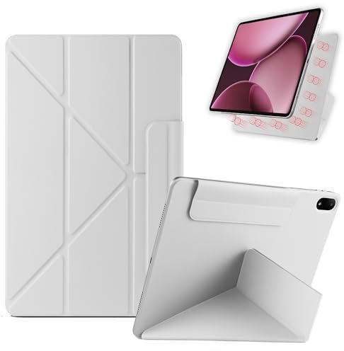 FDHYFGDY Magnetica Cover per OnePlus Pad 3 13,2 Custodia Protettiva, Custodia Sottile e Leggera Smart Stand, Custodia Tablet per OnePlus Pad 3 Custodia, Grigio