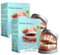 Bikenda Sepremium Full Set Dentures, Bikenda New Generation Flexible Full Denture Solution, Advanced Customized Full Dentures Set, for Men and Women Ideal (2PCS)
