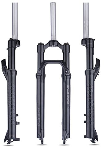 LYDSB Fourche à Suspension pour VTT 26/27,5/29 Pouces, Fourche à Ressort, débattement 80 mm, Fourche VTT, Tube Droit 1-1/8, Fourche Avant de vélo, Verrouillage Manuel, QR 9 mm (Taille :