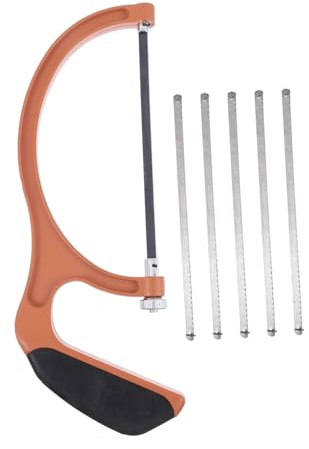 MUSISALY Serrucho de Mano para Mini de DIY con Mango Antideslizante Incluye de Repuesto Resistente y Fácil de Usar para Manualidades y Tallado