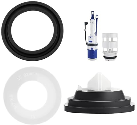 AEIXYA 3 Pezzi Guarnizioni Set Cassetta Per Geberit Guarnizione Campana Diametro 63X32Mm E Guarnizione Per Bassi Diametro 68X46Mm Guarnizione Bacino Ricambi Per Geberit(A)