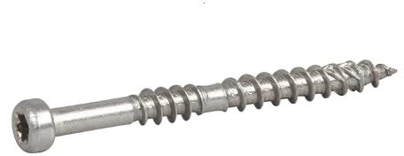 ESSVE ESSDECK MAX Terrassenschrauben A2 Edelstahl 4,8 x 55 mm – rostfrei, selbstbohrend, TX-Antrieb – 250 Stück
