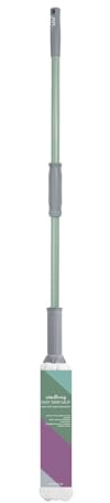 JVL Easy Twist Spin Mop with Wringer Handle – Green Microfibre Floor Mop