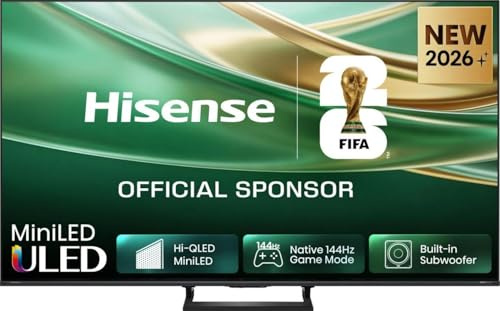 Hisense 50Q8S - Tv 50 Pollici Smart Tv 4K 3840 x 2160 Pixel Uled DVB-T2 HEVC/H.265 Nero Classe Energetica E