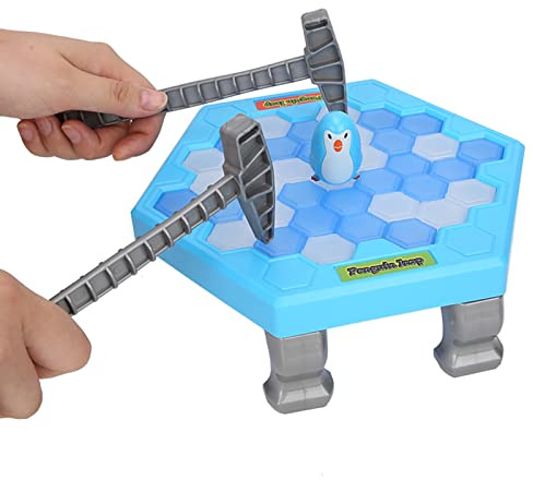 Vikye Jeu de Pingouin Brise-Glace, Puzzle Interactif Amusant pour Enfants de 3 Ans et Plus, en Plastique (#1)