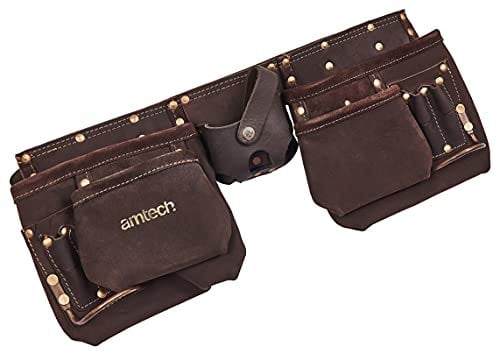 Amtech N1055 12 Pocket Heavy Duty Leather Tool Belt