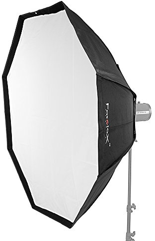 Fotodiox 10SBXSPD48OT Pro Octagon Softbox 48 mit Speedring für Speedotron schwarz Linie 202VF