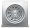 Envirovent SIL100SSILVER Silent Extractor Fan Matt Chrome/Silver Finish (NO timer)