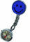 Tiga-Med Schwesternuhr - 09-5019 - Kitteluhr Smiley dunkelblau- mit Clip