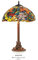 Handgefertigte Tiffany Hockerleuchte Tischleuchte Höhe 61 cm, Durchmesser 40 cm - Leuchte Lampe Leuchten, Lüster & Lampen Hockerleuchten
