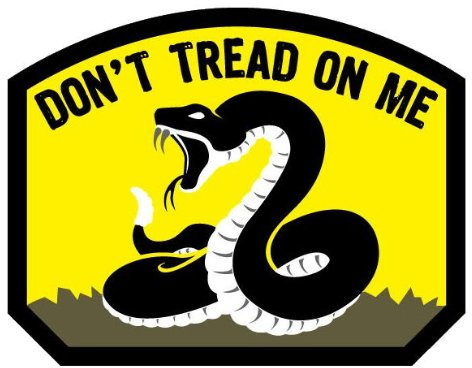 Mil-Spec Monkey Don 't Tread On Me Vinyl Aufkleber (Full Color)