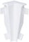 Leiste24 Sockelleiste 60mm weiß (Innenecke 60mm weiß)