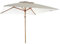 PEBSHOP Parasol en bois rectangulaire, 200 x 300 cm, mât Ø 40 mm.