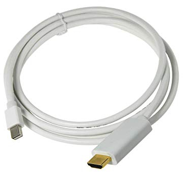 Mr.Gadget Solutions® 1,8 metros Mini puerto de visualización a adaptador de cable HDMI para MacBook Pro Air iMac.