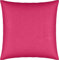 Erwin Müller Kuschelkissenbezug, Kissenhülle Single-Jersey Murnau - pink Größe 40x40 cm - bügelfrei, strapazierstark, elastisch, mit Reißverschluss