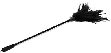 Rimba Bondage Play Feather Tickler Noir 48 cm