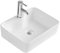 VBChome Waschbecken 49 x 38 Keramik Weiß FREISTEHENDES Waschtisch Handwaschbecken Aufsatz Waschschale BADEZIMMER WC
