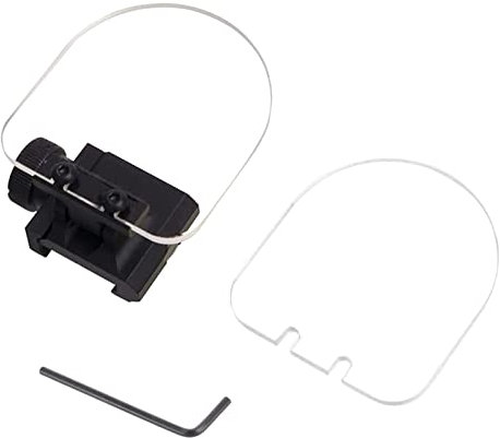 ToopMount Tactical Lens Protector Foldable Lens Cover Shields Mounted 20mm Rails for Outdoor Sports