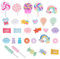 Simulation Candy, 29Pcs Simulation Candy Set Rollenspiel Food Set DIY Scrapbooking Verschönerung Dekoration Handwerk