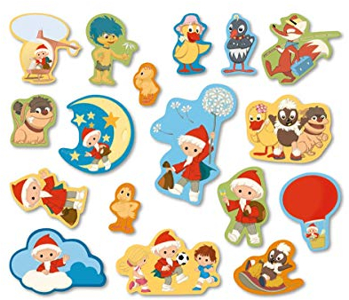 51-teiliges XXL-Konfetti-Set * SANDMÄNNCHEN * als Deko für Kinderparty und Kindergeburtstag | Sandmann Tischdeko Party Set