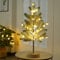 OOWOKS LED Lichterbaum Weihnachtsbaum Lichter 50cm 50 Stück Warmweiß LED Lichterkette Tannenzapfen Licht Batteriebetrieben Innen & Außen Deko für Party Hochzeit Garten Balkon Deko