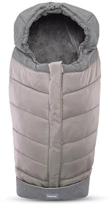 Winter-Fußsack Baby Inglesina Newborn, Gepolstert, Warm und Bequem, Für Kinderwagenwanne und Babyschale, Kälteschutz, Desert Beige