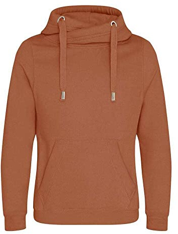 AWDis Just Hoods JH021 Unisex Cross Neck Hoodie - Ginger Biscuit - L