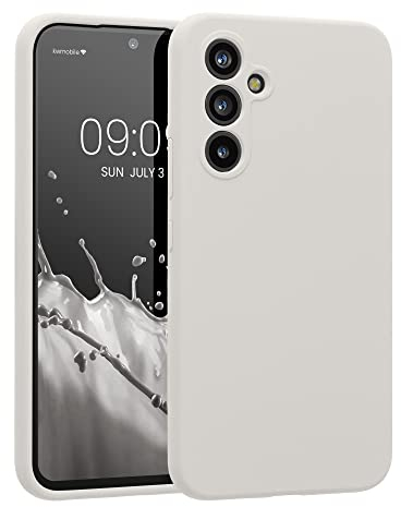 kwmobile Case Compatible with Samsung Galaxy A54 5G Case - Slim TPU Silicone Phone Cover - Soft Touch Finish - White Matte