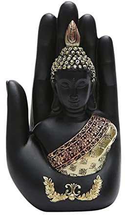 Buddha - Buddha Thailandia Antica - Buddha Crafts Buddha Palm CREA un'atmosfera meditativa per la decorazione 'automobile di casa per giardino, cortile, terrazza