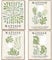Udewo Sage Green Wall Art Prints Set of 4 Plant Prints, Unframed Room Decor Aesthetic Botanical Wall Art Canvas Poster Abstract Matisse Wall Art Posters for Bedroom Living Room Bathroom Decor 8x10inch