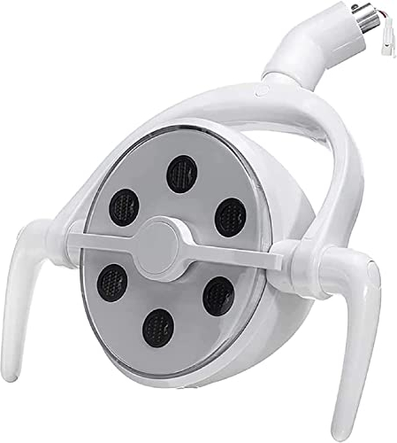 Medizinische Untersuchungsleuchten Zahnärztliche Orale Untersuchungsleuchte, Kaltlicht-Deckensensor-Schattenlose Lampe Mit 6 Hochleistungs-LEDs, for OP-Geräte Auf Behandlungsstühlen (Size : 22mm)
