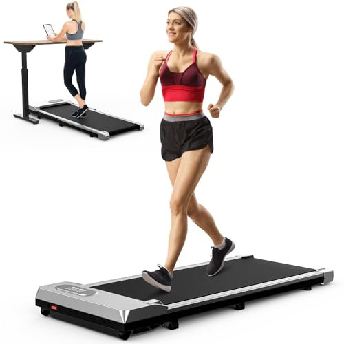 Tapis de Course et de Marche 3 en 1 Pliable avec Pente 7% – Walking Pad Électrique Silencieux 8 km/h, 2.5HP, Surface Large 40 cm, Télécommande, Écran LCD, 130 kg Max, pour Maison & Bureau