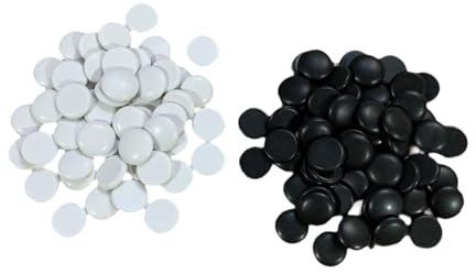 Luwecf 100 Stück Go Stücke Steine Schach Spiel Steine für Erwachsene Kinder Kinder