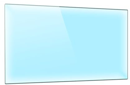 DarHaus Herdabdeckplatte Abdeckung Ceranfeld Abdeckplatte Schneidebrett 1-Teilig 80x52 cm Durchsichtig